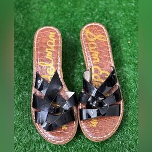 Stylish Black Platform Sandals by Sam‎ Edelman Size 6.5